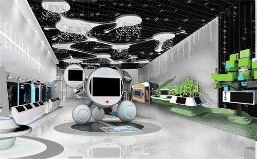 科技館展廳設(shè)計效果圖展示