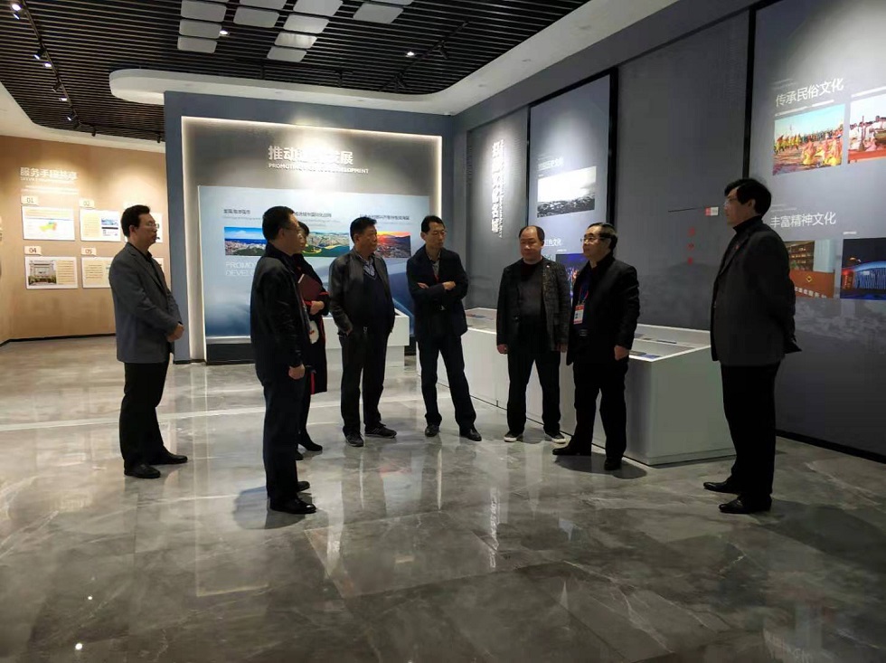 威海檔案中心展館驗(yàn)收現(xiàn)場(chǎng)照片